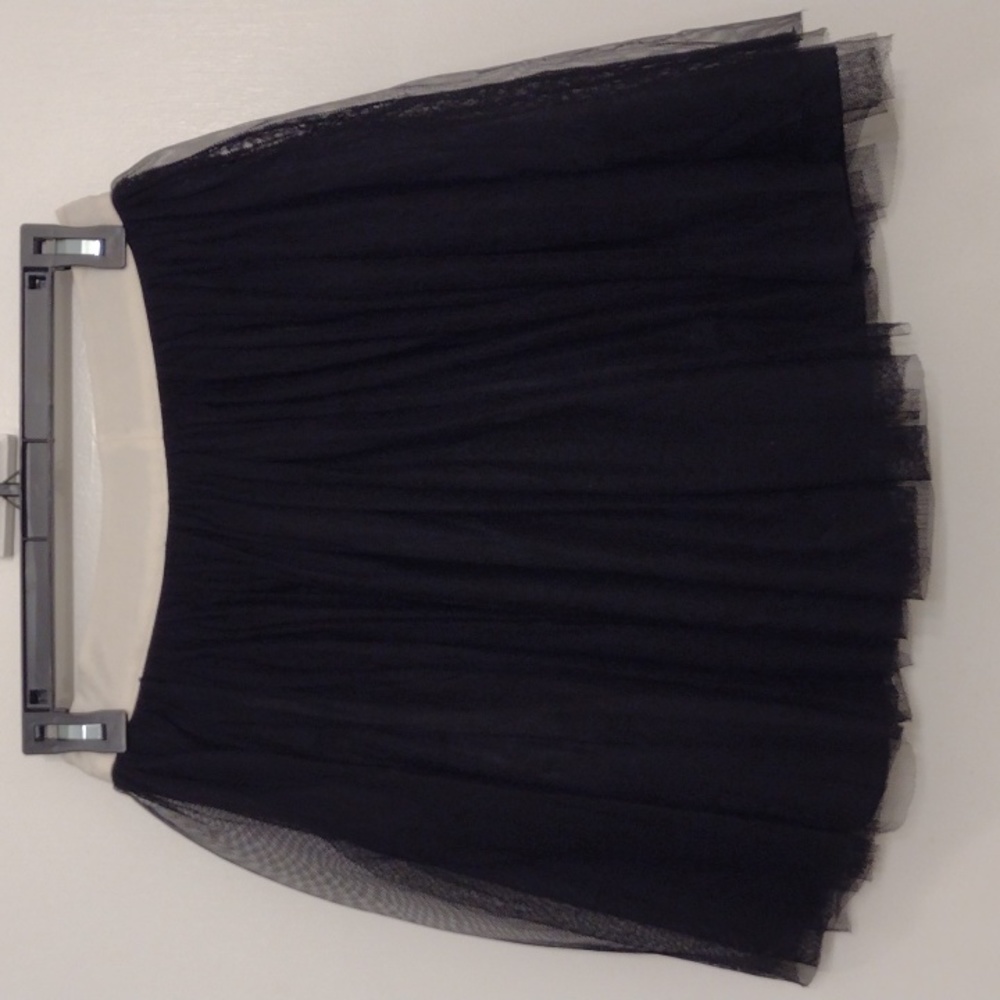 Vintage Forever 21 Black Gothic Tutu Ballerina Tulle Skirt size XS